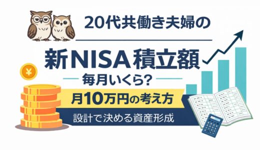 【新NISA】20代共働き｜毎月いくら？積立額と決め方のルール